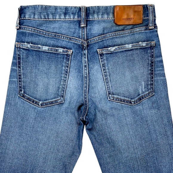 MOUSSY Tyrone Skinny Jeans Blue Size 26 - Picture 13 of 15